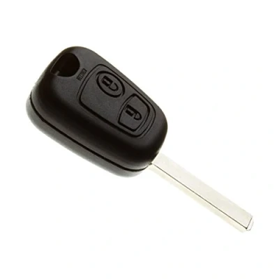 Image de Jongo Coque de Clé avec Lame Compatible Citroën C1, C2, C3, C4 et C5 Boitier Clef Plip Voiture Télécommande 2 Boutons