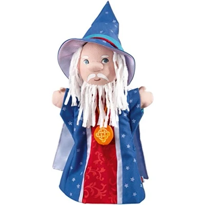 Image de HABA Handpuppe Zauberer Peluche pour enfants, Taille: One Size, Multi coloured