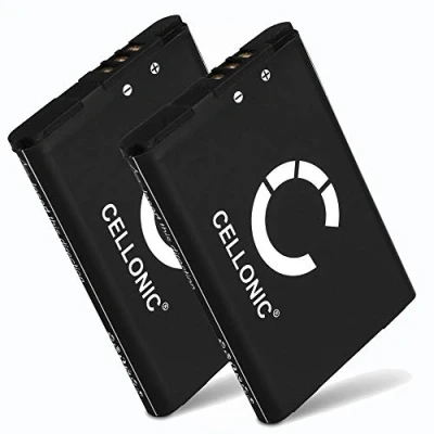 Image de CELLONIC® 2X Batterie Remplacement CTR 003, 001 1300mAh pour Nintendo 2DS / New XL 3DS Wii U Pro Controller Accu Rechange Gamer, Manette, Console