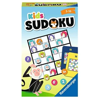 Image de Ravensburger Animaux Kids Sudoku 20850 Jeu de logique pour Un Enfant 5 à 10 Ans, 20850, Multicolore, Taille Unique