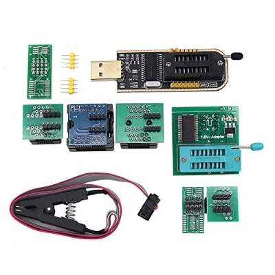 Image de Fasizi Programmateur Ch341 + SOP8 vers DIP8 Adaptateur 1.8V Prise Clip