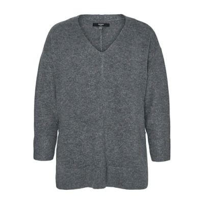 Image de Vero Moda Curve Vmcfiluca LS VNCK LONG GA CUR NOOS Pullover, Femme, Taille: 44/46, Balsam green