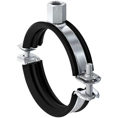 Image de Collier isophonique Fischer 25 30 mm à bande perforée Blanc