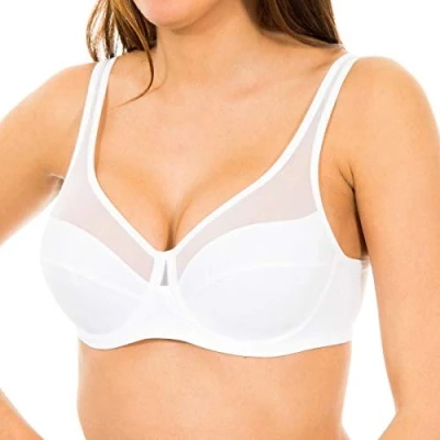 Image de DIM Generous Classic Underwire BRA Soutiengorge à armatures, Femme, Taille: 70C, Blanc