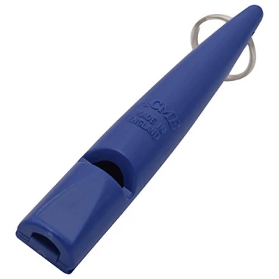 Image de ACME Sifflet pour chien n 211,5 avec instructions (français non garanti) L&#039;original d&#039;Angleterre : fort et large (bleu baltique)