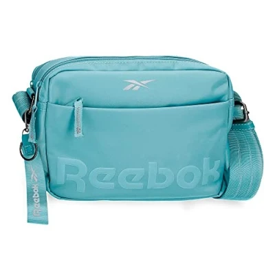 Image de Reebok Linden Sac à Bandoulière Deux Compartiments Bleu 25x16x6,5 cms Polyester