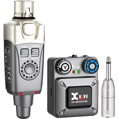 Image de Xvive U4 Système sans Fil in Ear Monitor IEM Professionnel pour Studio, Performance en Direct, répétition de Bande (1 récepteur et 1 transmetteur)