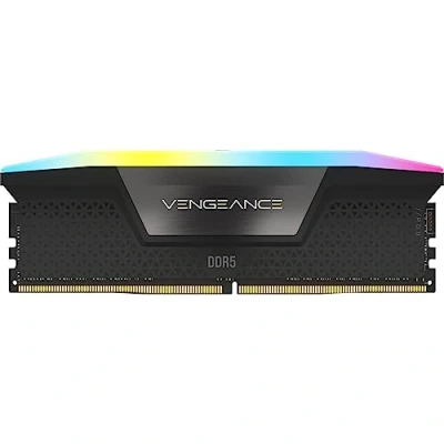 Image de CORSAIR VENGEANCE RGB DDR5 RAM 192Go (4x48Go) 5200MHz CL38 Intel XMP Compatible iCUE Mémoire d&#039;Ordinateur Noir (CMH192GX5M4B5200C38)