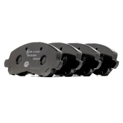 Image de HELLA 8DB 355 009 671 Jeu de plaquettes frein avec indicateur d&#039;usure MITSUBISHI: ASX SUV, Outlander 3, 2 JEEP: Compass