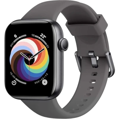 Image de Montre Connectée Homme Femme, 1.85&quot;HD Smartwatch avec Appel Bluetooth, Connectee 140+Mode Sport Moniteur Sommeil/ Fréquence Cardiaque/Podomètre Etanche IP68 Intelligente pour Android iOS