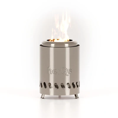 Image de HerQs FirePit Solo Brasero à émission de fumée limitée herQs901