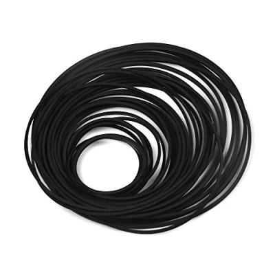 Image de SMTHOME Universal 30PCS Mix Taille Carré Cassette Machine À Bande Ceinture Assortie Courroie commune pour Enregistreur, Walkman, Répéteur