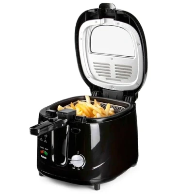 Image de Domo DO 461FR Friteuse Noir 2,5 L en Plastique