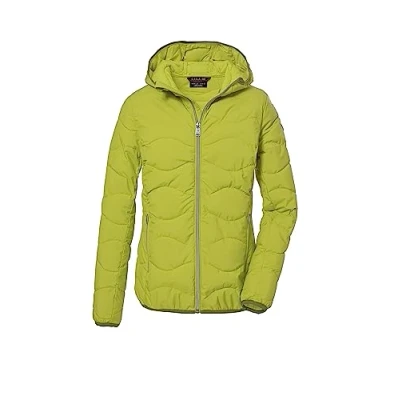 Image de G.I.G.A. DX Femme Veste matelassée à capuche/veste fonctionnelle hydrofuge GW 21 WMN QLTD JCKT, dark lime, 40, 39845 000