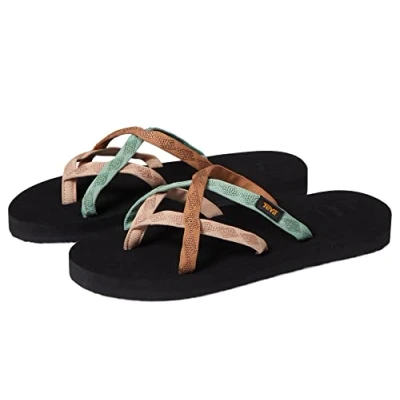 Image de Teva Femme Olowahu Sandale, Mélange de Sucre d&#039;érable B, 38 EU