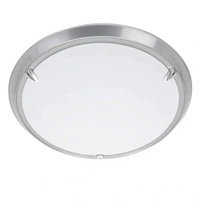 Image de BRILLIANT lamp Livorno applique murale et Plafonnier 30cm titane/blanc 1x A60, E27, 60W, adapté aux lampes standard (non incluses) Échelle A ++ à E fonctionnel, de diamètre
