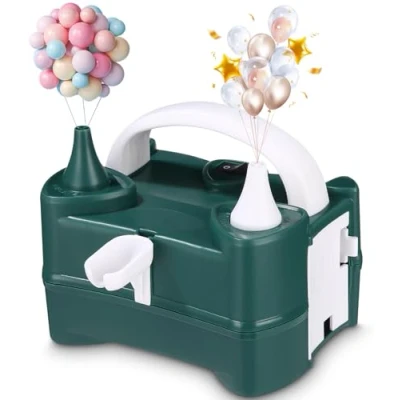 Image de Pompe à Ballons électrique,Gonfleur Ballon Electrique,Pompe électrique pour Les de Mariage, Gonfleur Baudruche,Anniversaire et fête,Pompe Anniversaire,220V 400W