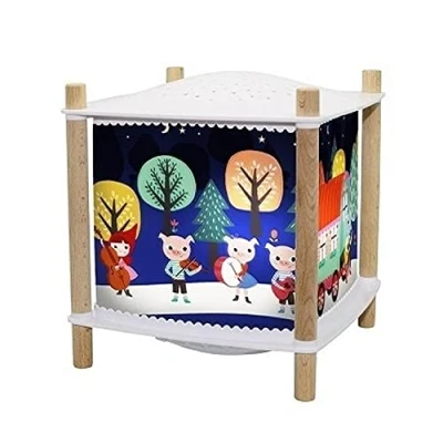 Image de Trousselier Petit Chaperon Rouge Veilleuse Bébé Musicale et Lumineuse Enfant Lanterne ReVOLUTION 2.0 Cadeau Naissance Rechargeable Projecteur Ciel Etoilé Detecteur de Pleurs