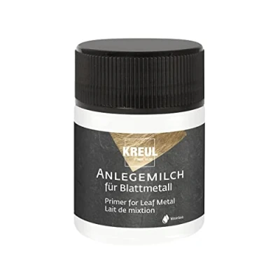 Image de KREUL 99450 Lait de mixtion 50 ml Colle liquide spéciale à base d’eau pour la pose feuilles métal