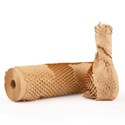 Image de helpers lab Papier nid d&#039;abeilles, d&#039;emballage matériaux pour Articles sensibles tampons de Transport Rouleau Kraft 30cm x 40M, l’Emballage des Film Bulles