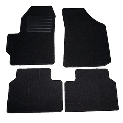 Image de Chevrolet Tapis de voiture compatible pour Matiz en velours aiguilleté Talonnette Sans fixation