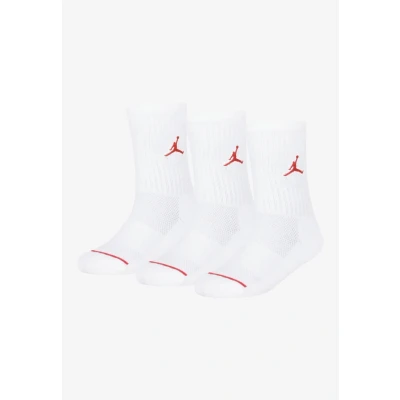 Image de Jordan Jumpman CREW Unisex 3 PACK Chaussettes pour enfants, Taille: 23.5 27, White