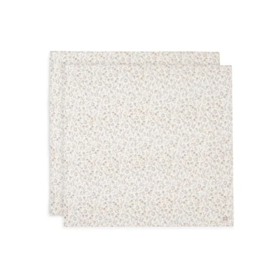 Image de Jollein Lange Gaze de Coton Large 115x115cm Bloomy 2 Unités