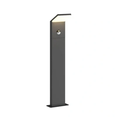 Image de LED luminaire extérieur Nevio (Moderne) en Noir Aluminium (1 lampe,à), Borne lumineuse, pour socle