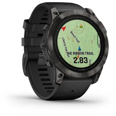 Image de Garmin Epix Pro Montre GPS Multisports connectée avec écran Amoled Gray Bracelet Noir Boîtier 51 mm