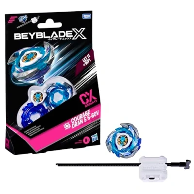 Image de Beyblade X Starter Pack Courage Dran S 6 60V CX avec toupie et Lanceur