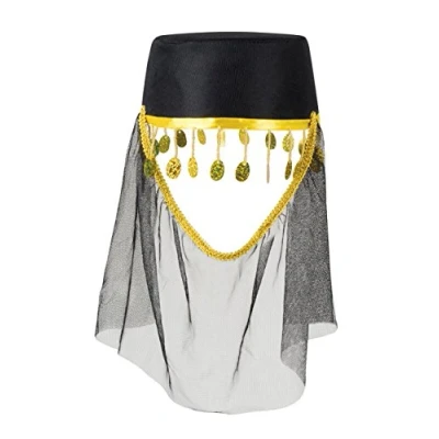 Image de Boland 04236 Fatima Chapeau avec voile pour femme Taille unique, Noir