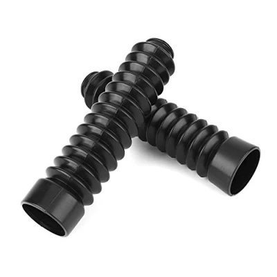Image de 2pcs Cache Poussière Fourche Avant de Moto Couvercle chocs Caoutchouc pour 230x52x37mm