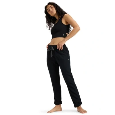 Image de Roxy ON THE Seashore Pantalon classique, Femme, Taille: XL, Anthracite