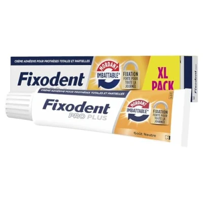 Image de Fixodent Pro Plus Maintien Imbattable Crème Adhésive Pour Prothèses Dentaires