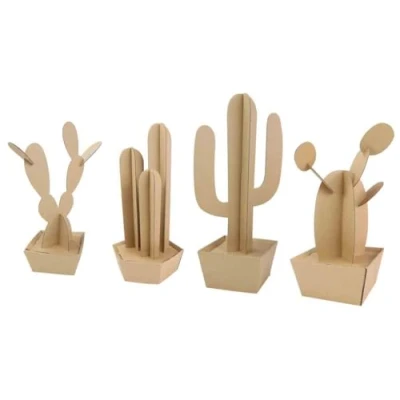 Image de MegaCrea DIY Maquette en Carton à Assembler Cactus 29 33 cm 4