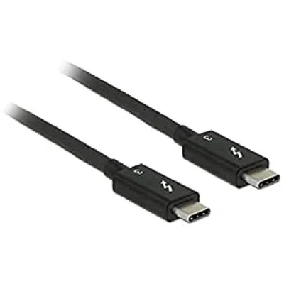 Image de Câble Thunderbolt USB C (M) pour 20 V 5 A 50 cm DELOCK Support 4K Triple blindage