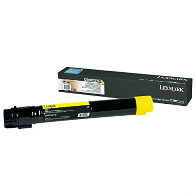 Image de Lexmark C950X2YG Jaune Toner Très grande capacité