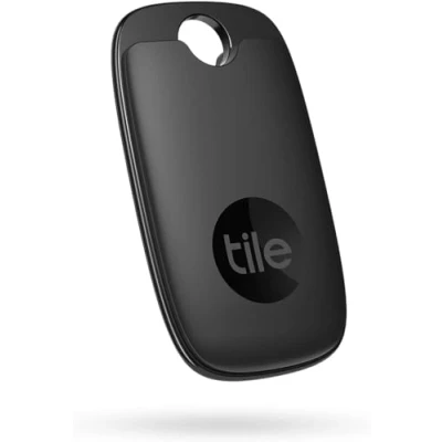 Image de TILE Pro (2022) Localisateur d’article Bluetooth, Portée de 120 m, fonctionne avec Alexa et Google Smart Home. Compatible iOS Android, Noir