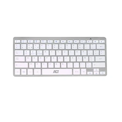 Image de ACT AC5605 clavier Universel Bluetooth AZERTY Belge Blanc Neuf