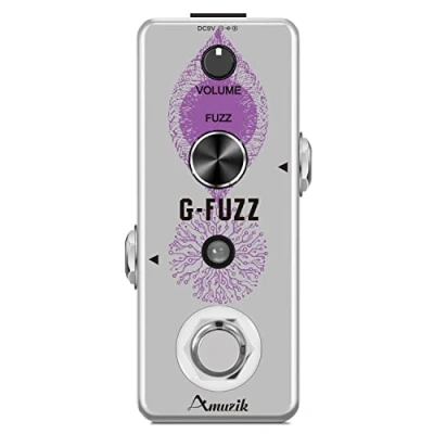 Image de Amuzik G Fuzz Vintage Germanium Analog Guitar Effect Pedal True Bypass Metal Shellfor Distortion Effects Mini Size