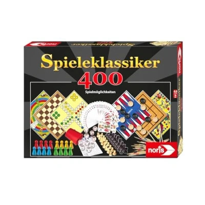 Image de noris 606111688 Classique de Jeux avec 100 possibilités Jeu comme Yatzy, Mikado, Moulin, Dames, Backgammon ou Juste sans Animation pour 1 à 6 Joueurs partir Ans