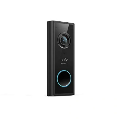 Image de eufy Security Video Doorbell S220 Add on, Sonnette Vidéo Complémentaire sans Fil, Résolution 2K, Audio Bidirectionnel, Installation Autonome, HomeBase 2 Requise.