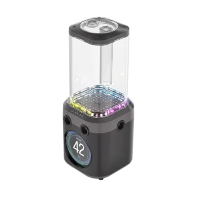 Image de CORSAIR iCUE LINK XD6 RGB ELITE LCD Pump/Reservoir Pompe FlowDrive Max, Écran IPS 480x480, Capteur de Température Intégré, 22 LEDs Adressables, Réservoir Nylon 440ml Gris Furtif