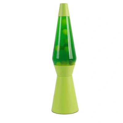 Image de I TOTAL® Lampe à Lave avec Ampoule chauffe cire (BASE VERT 36CM)