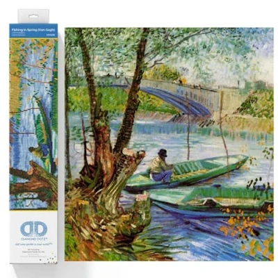 Image de Diamond Dotz Kit de Peinture au Diamant, DD9.036, Blanc, 50 x 40 cm