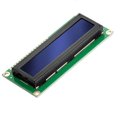 Image de AZDelivery HD44780 1602 LCD Module Affichage Bleu 2x16 caractères de Couleur Blanche Compatible avec Arduino et Raspberry Pi incluant Un Ebook!