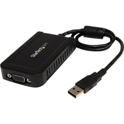 Image de Adaptateur vidéo USB 2.0 vers VGA STARTECH Carte graphique externe 1920x1200 M/F 32MB DDR