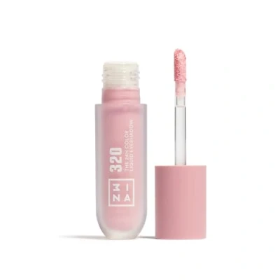 Image de 3INA MAKEUP The 24H Color Liquid Eyeshadow 320 Rose pastel Ombre à Paupières Liquide Longue Durée Efficacité Waterproof Formula Texture Légère Vegan Cruelty Free