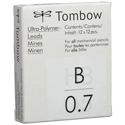 Image de Tombow ex 07p b Boîte de 12 Tubes mines 0,7 mm