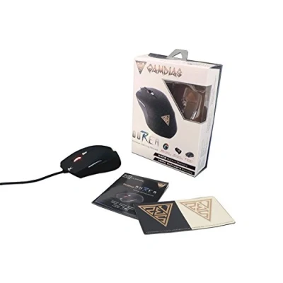 Image de Souris GAMDIAS OUREA Optique 2500 DPI 6 boutons programmables Noir